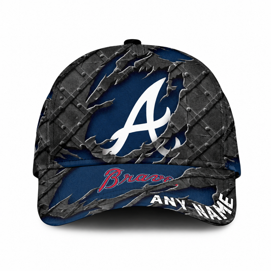 ELITE EDITION - NEW CUSTOMIZED MLB09 ABS ATLANTA BRAVES CLASSIC CAP