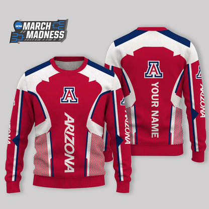 LIMITED EDITION - NEW CUSTOMIZED NCAA MAM09 ARW ARIZONA WILDCATS UGLY SWEATER