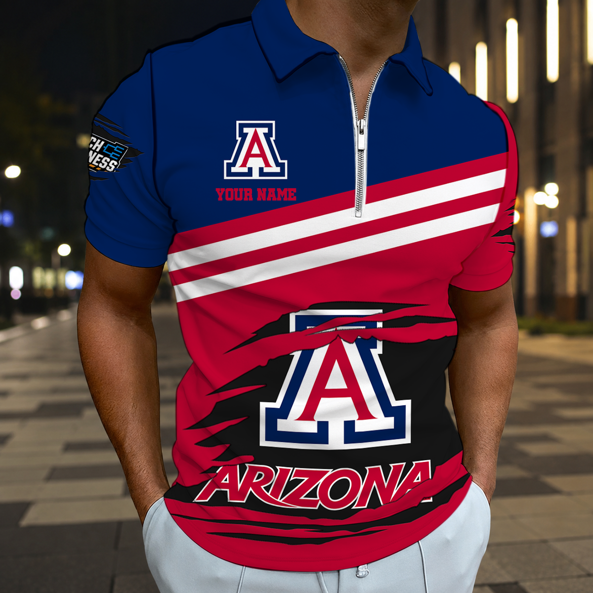EXCLUSIVE EDITION - NEW CUSTOMIZED NCAA MAM09 ARW ARIZONA WILDCATS T-SHIRT, POLO SHIRT, ZIP POLO SHIRT, SWEATSHIRT, HOODIE & ZIP HOODIE