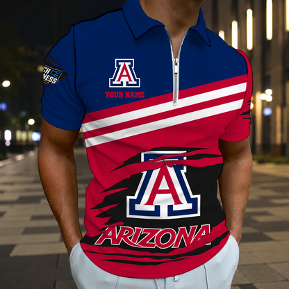 EXCLUSIVE EDITION - NEW CUSTOMIZED NCAA MAM09 ARW ARIZONA WILDCATS T-SHIRT, POLO SHIRT, ZIP POLO SHIRT, SWEATSHIRT, HOODIE & ZIP HOODIE