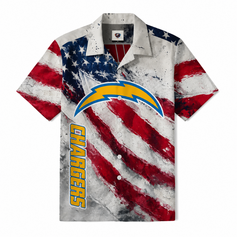[SPECIAL OFFER] NEW CUSTOMIZED NFL09 LAC LOS ANGELES CHARGERS UNISEX HAWAIIAN SHIRT