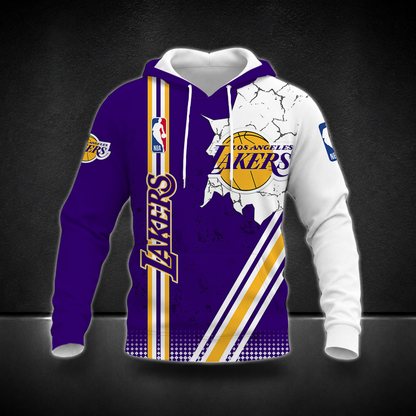 FINAL SALE - NEW CUSTOMIZED NBA09 LLA LOS ANGELES LAKERS T-SHIRT, POLO SHIRT, ZIP POLO SHIRT, SWEATSHIRT, HOODIE & ZIP HOODIE