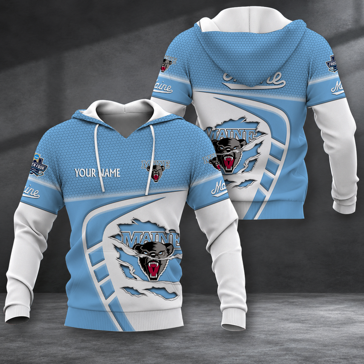 ELITE EDITION - NEW CUSTOMIZED NCAA MFF09 MBB MAINE BLACK BEARS HOODIE, ZIP HOODIE, T-SHIRT, POLO SHIRT, ZIP POLO SHIRT & SWEATSHIRT