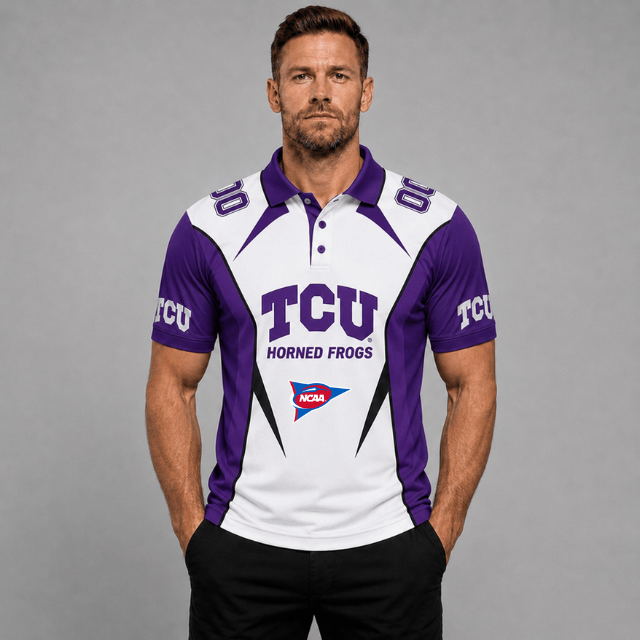 EXCLUSIVE EDITION - NEW CUSTOMIZED NCAA FBS09 THF TCU HORNED FROGS POLO SHIRT, ZIP POLO SHIRT, HOODIE, ZIP HOODIE, T-SHIRT & SWEATSHIRT