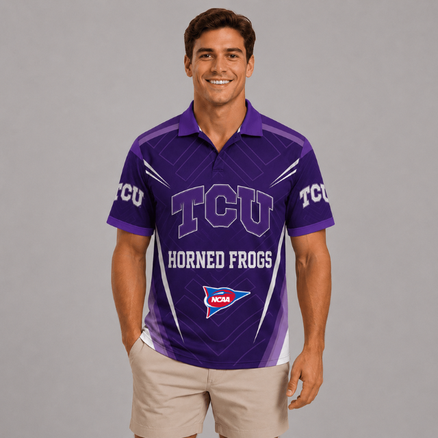 ELITE EDITION - NEW CUSTOMIZED NCAA FBS09 THF TCU HORNED FROGS POLO SHIRT, ZIP POLO SHIRT, HOODIE, ZIP HOODIE, T-SHIRT & SWEATSHIRT