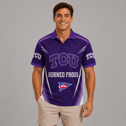 ELITE EDITION - NEW CUSTOMIZED NCAA FBS09 THF TCU HORNED FROGS POLO SHIRT, ZIP POLO SHIRT, HOODIE, ZIP HOODIE, T-SHIRT & SWEATSHIRT