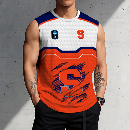 LIMITED EDITION - NEW CUSTOMIZED NCAA CFH09 SYO SYRACUSE ORANGE MEN'S GYM SHIRT