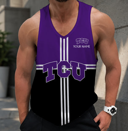 SPECIAL EDITION - NEW CUSTOMIZED NCAA FBS09 THF TCU HORNED FROGS UNISEX TANK TOP