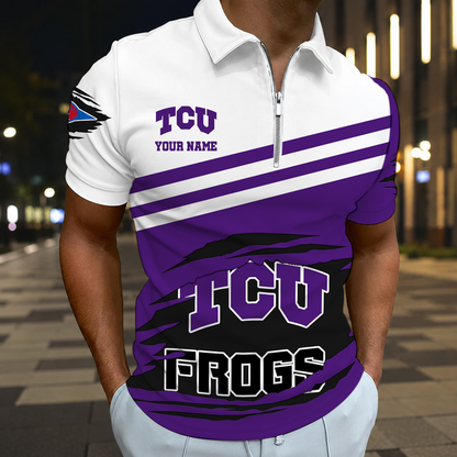 LIMITED EDITION - NEW CUSTOMIZED NCAA FBS09 THF TCU HORNED FROGS POLO SHIRT, ZIP POLO SHIRT, HOODIE, ZIP HOODIE, T-SHIRT & SWEATSHIRT