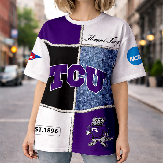 VIRAL EDITION - NEW CUSTOMIZED NCAA FBS09 THF TC HORNED FROGS HOODIE, T-SHIRTS, ZIP HOODIE, SWEATSHIRTS & POLO SHIRT