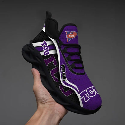 HOT DEAL - NEW CUSTOMIZED NCAA FBS09 THF TCU HORNED FROGS CLUNKY SNEAKERS