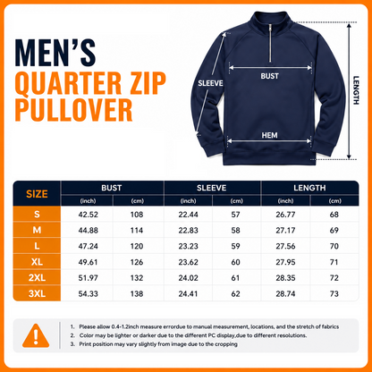 [SPECIAL OFFER] NEW CUSTOMIZED NFL21 DCB DALLAS COWBOYS MEN'S MULTICOLOR QUARTER-ZIP PULLOVER