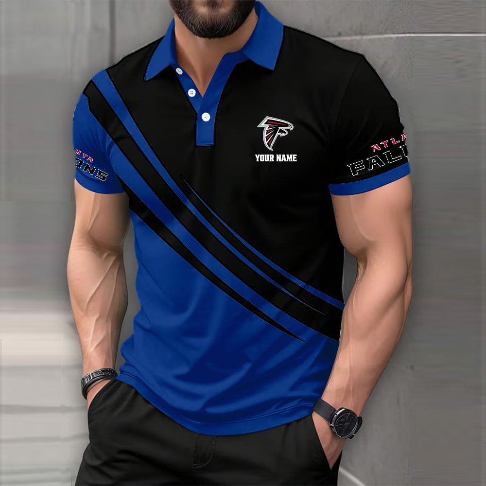 [SPECIAL OFFER] NEW CUSTOMIZED NFL18 ATF ATLANTA FALCONS POLO SHIRT