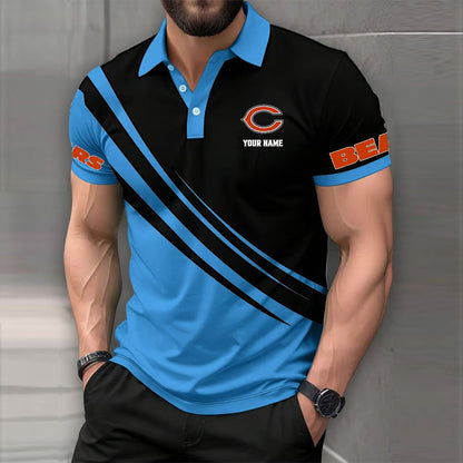 [SPECIAL OFFER] NEW CUSTOMIZED NFL26 CCB CHICAGO BEARS POLO SHIRT