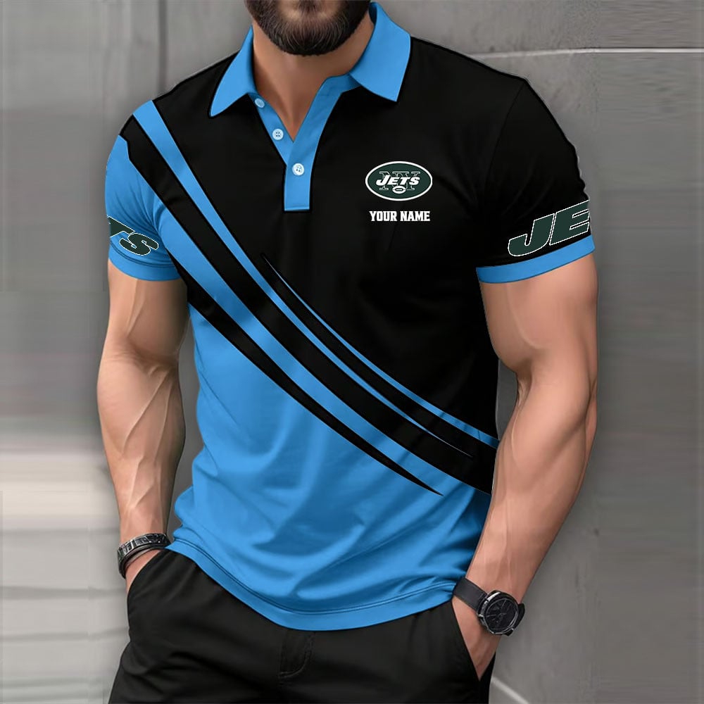 [SPECIAL OFFER] NEW CUSTOMIZED NFL25 NYJ NEW YORK JETS POLO SHIRT