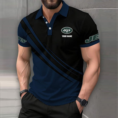 [SPECIAL OFFER] NEW CUSTOMIZED NFL25 NYJ NEW YORK JETS POLO SHIRT