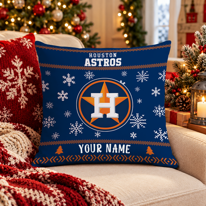 FINAL SALE - NEW PERSONALIZED MLB10 HAS HOUSTON ASTROS PILLOW CASE