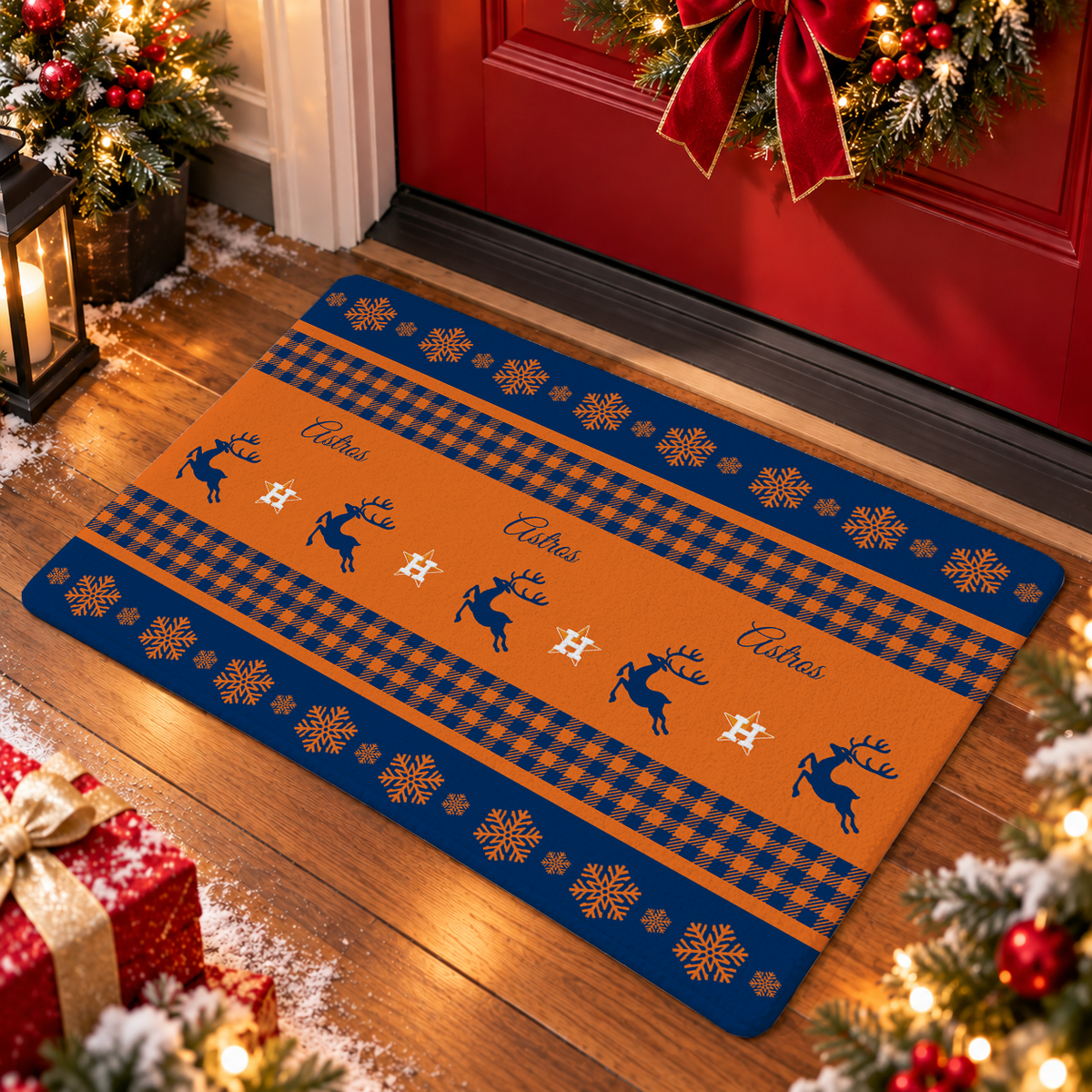 VIRAL EDITION - NEW CUSTOMIZED MLB10 HAS HOUSTON ASTROS WATER-ABSORBENT FLOOR MAT