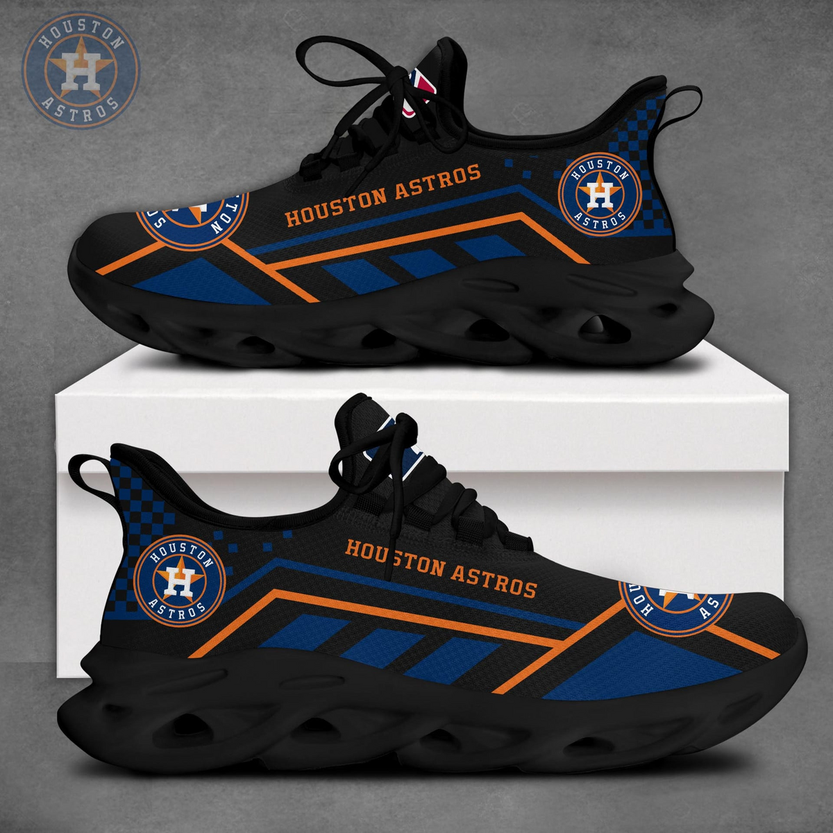 VIRAL EDITION - NEW CUSTOMIZED MLB10 HAS HOUSTON ASTROS MAX SOUL SHOES