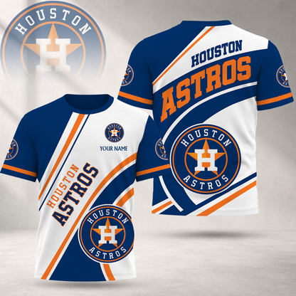 EXCLUSIVE EDITION - NEW CUSTOMIZED MLB10 HAS HOUSTON ASTROS T-SHIRT, POLO SHIRT, ZIP POLO SHIRT, SWEATSHIRT, HOODIE & ZIP HOODIE