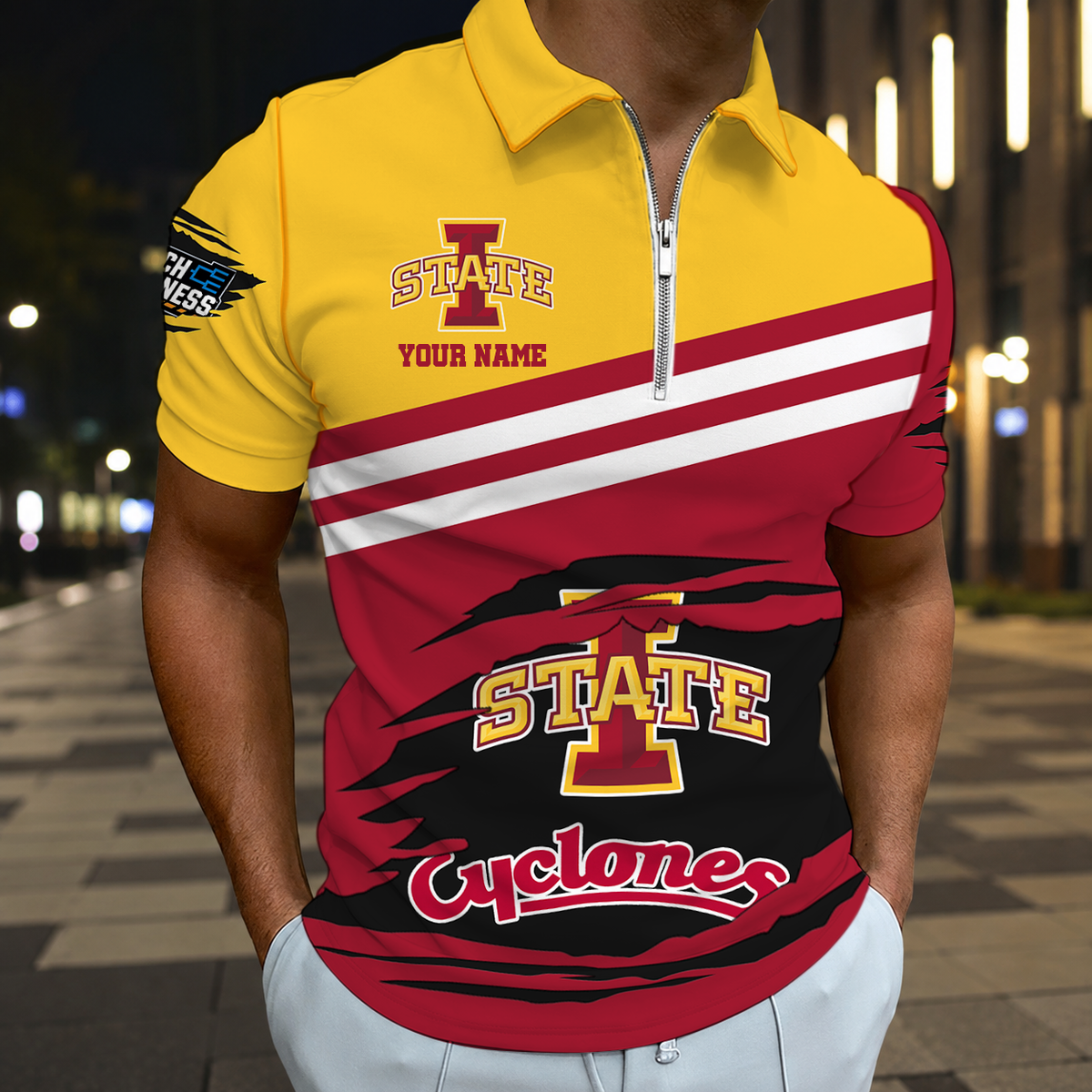 EXCLUSIVE EDITION - NEW CUSTOMIZED NCAA MAM10 ISC IOWA STATE CYCLONES T-SHIRT, POLO SHIRT, ZIP POLO SHIRT, SWEATSHIRT, HOODIE & ZIP HOODIE