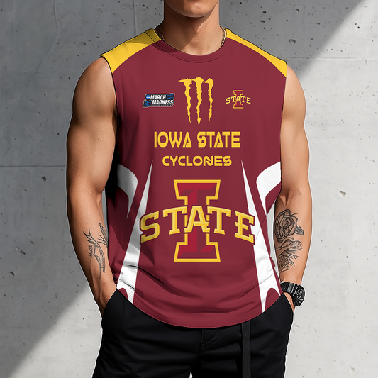 ACTIVE OFFER - NEW CUSTOMIZED | NCAA MAM10 ISC IS CYCLONES MEN'S GYM SHIRT