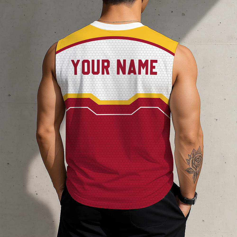 LIMITED EDITION - NEW CUSTOMIZED NCAA MAM10 ISC IOWA STATE CYCLONES MEN'S GYM SHIRT