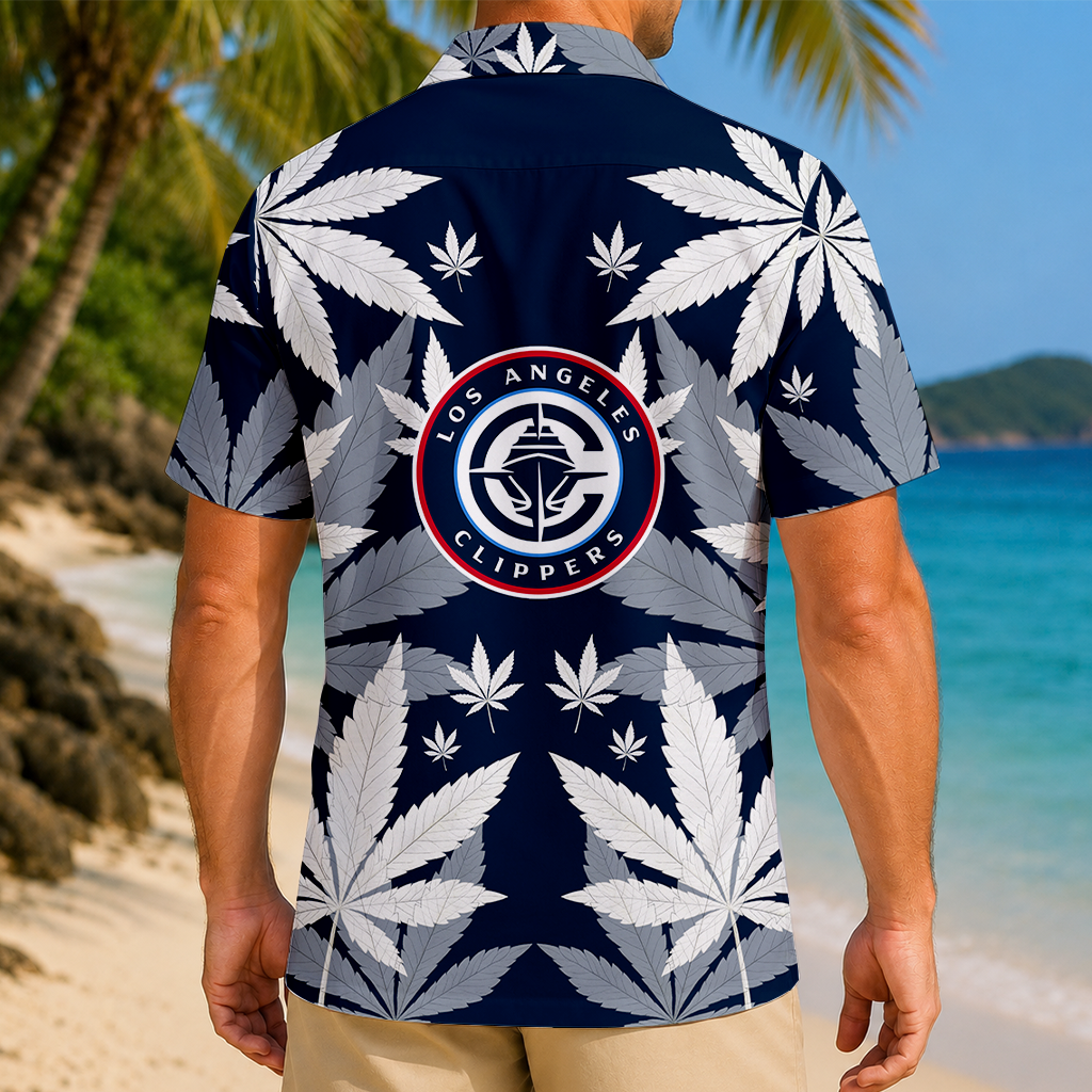 FINAL SALE - NEW CUSTOMIZED NBA10 LCL LOS ANGELES CLIPPERS UNISEX HAWAIIAN SHIRT