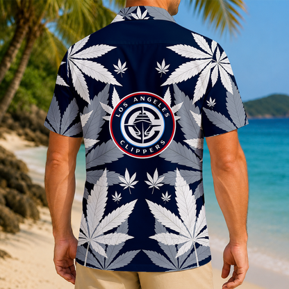 FINAL SALE - NEW CUSTOMIZED NBA10 LCL LOS ANGELES CLIPPERS UNISEX HAWAIIAN SHIRT