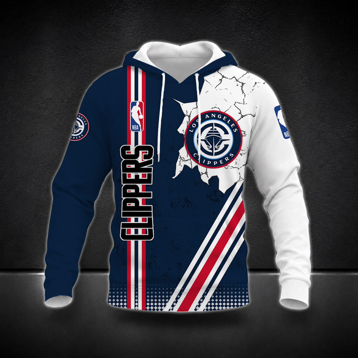 FINAL SALE - NEW CUSTOMIZED NBA10 LCL LOS ANGELES CLIPPERS T-SHIRT, POLO SHIRT, ZIP POLO SHIRT, SWEATSHIRT, HOODIE & ZIP HOODIE