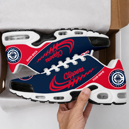 LIMITED EDITION - NEW CUSTOMIZED NBA10 LCL LOS ANGELES CLIPPERS AIR MAX PLUS SNEAKERS