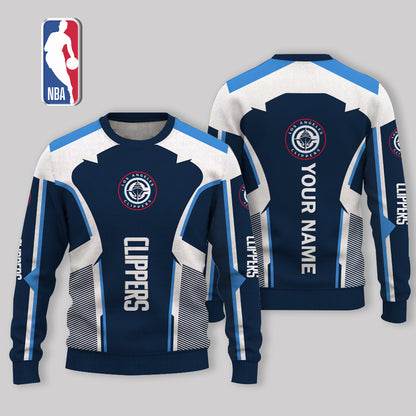 LIMITED EDITION - NEW CUSTOMIZED NBA10 LCL LOS ANGELES CLIPPERS UGLY SWEATER