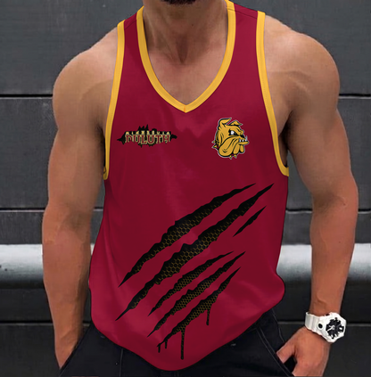 EXCLUSIVE EDITION - NEW CUSTOMIZED NCAA MFF10 MDB MINNESOTA DULUTH BULLDOGS UNISEX TANK TOP