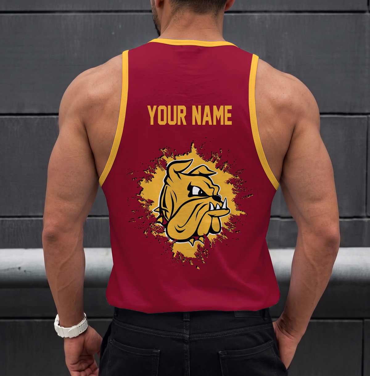 EXCLUSIVE EDITION - NEW CUSTOMIZED NCAA MFF10 MDB MINNESOTA DULUTH BULLDOGS UNISEX TANK TOP