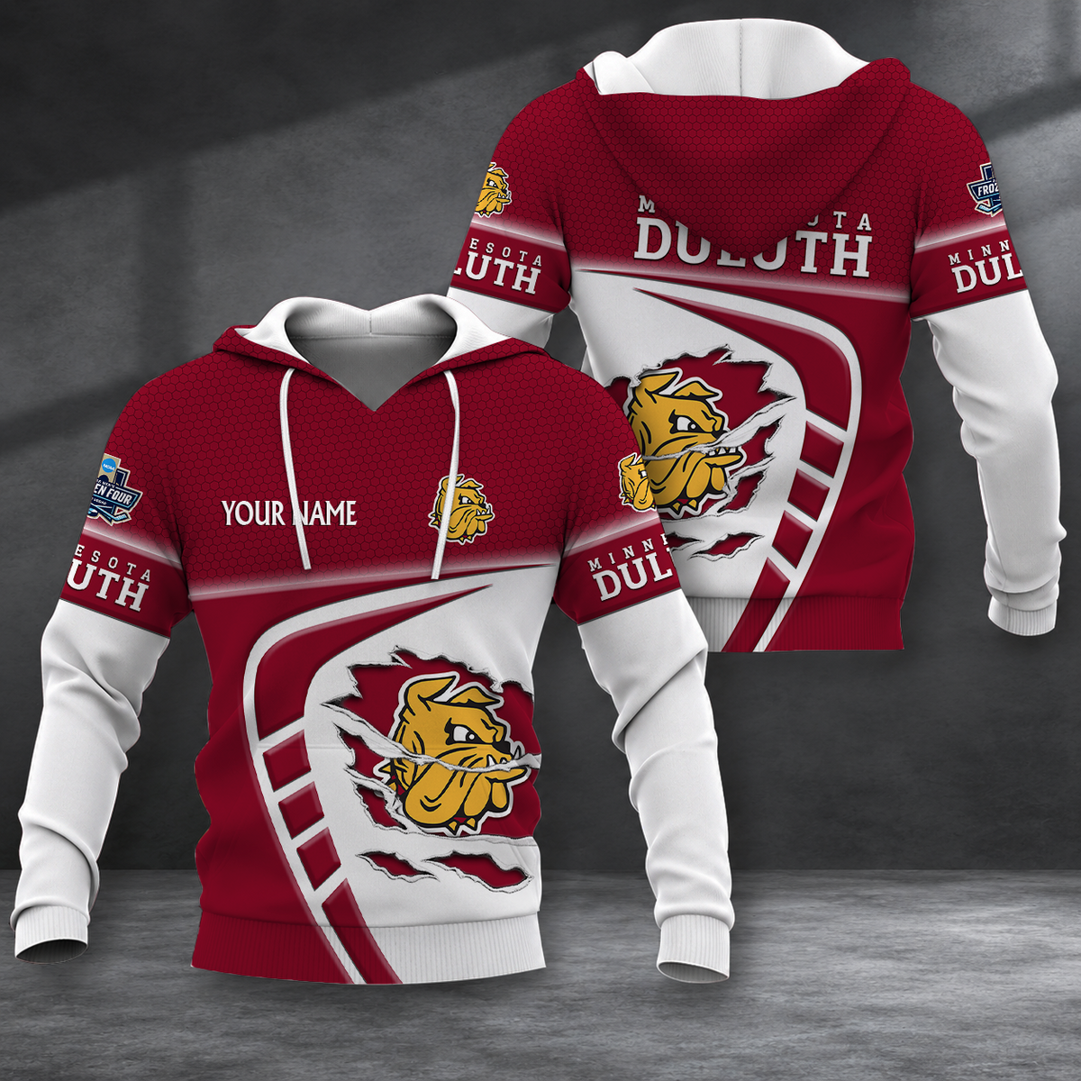 ELITE EDITION - NEW CUSTOMIZED NCAA MFF10 MDB MINNESOTA DULUTH BULLDOGS HOODIE, ZIP HOODIE, T-SHIRT, POLO SHIRT, ZIP POLO SHIRT & SWEATSHIRT
