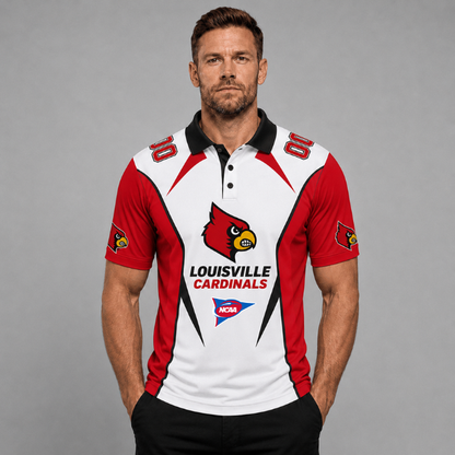 EXCLUSIVE EDITION - NEW CUSTOMIZED NCAA FBS10 ULC LOUISVILLE CARDINALS FBS POLO SHIRT, ZIP POLO SHIRT, HOODIE, ZIP HOODIE, T-SHIRT & SWEATSHIRT