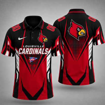 VIRAL EDITION - NEW CUSTOMIZED NCAA10 ULC LOUISVILLE CARDINALS FBS POLO SHIRT, ZIP POLO SHIRT, HOODIE, ZIP HOODIE, T-SHIRT & SWEATSHIRT