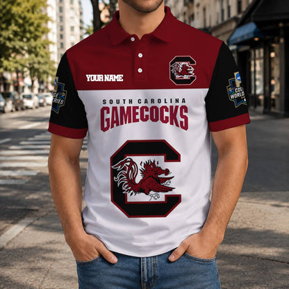 VIRAL EDITION - NEW CUSTOMIZED NCAA CWS10 SCG SOUTH CAROLINA GAMECOCKS T-SHIRT, POLO SHIRT, ZIP POLO SHIRT, SWEATSHIRT, HOODIE & ZIP HOODIE