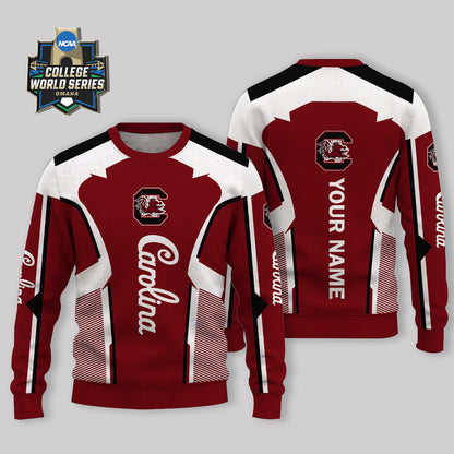 LIMITED EDITION - NEW CUSTOMIZED NCAA CWS10 SCG SOUTH CAROLINA GAMECOCKS UGLY SWEATER