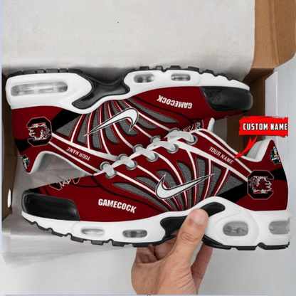ELITE EDITION - NEW CUSTOMIZED NCAA CWS10 SCG SC GAMECOCKS UNISEX AIR MAX PLUS SNEAKERS