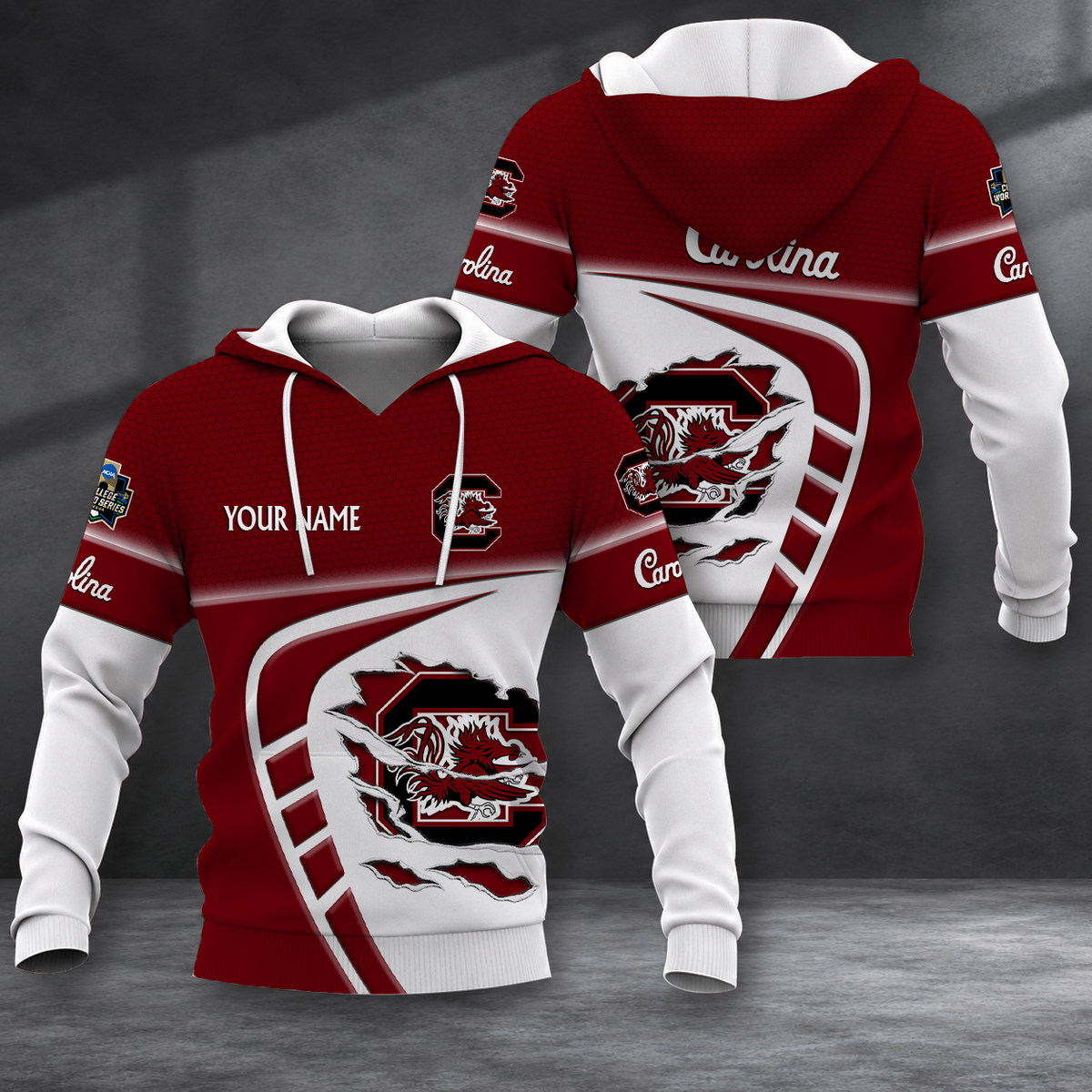 SPECIAL EDITION - NEW CUSTOMIZED NCAA CWS10 SCG SOUTH CAROLINA GAMECOCKS T-SHIRT, POLO SHIRT, ZIP POLO SHIRT, SWEATSHIRT, HOODIE & ZIP HOODIE