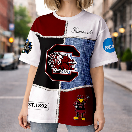 LIMITED DROP - NEW CUSTOMIZED | NCAA CWS10 SCG SC GAMECOCKS HOODIE, T-SHIRTS, ZIP HOODIE, SWEATSHIRTS & POLO SHIRT