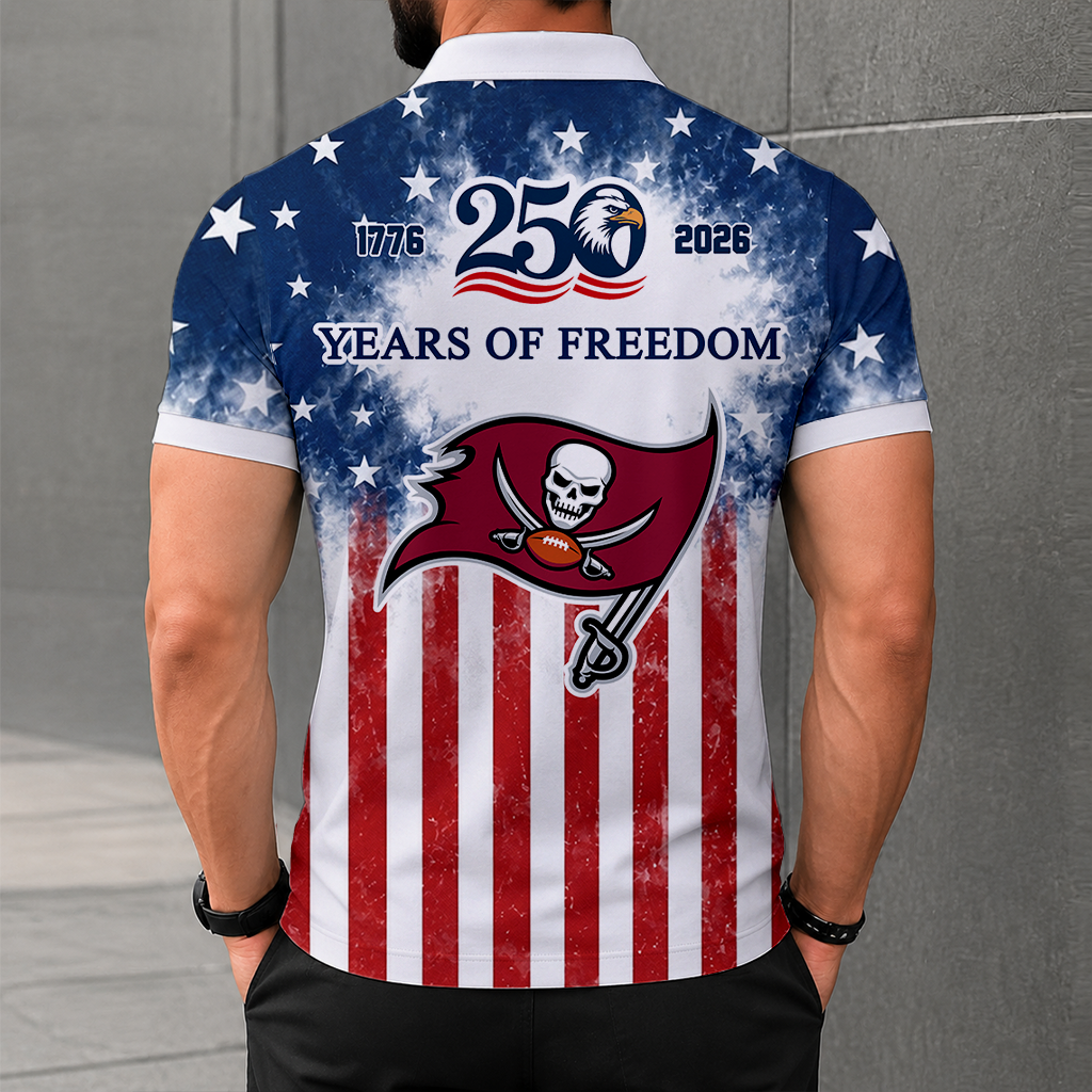 MEGA SALE - NEW CUSTOMIZED NFL10 TBB TAMPA BAY BUCCANEERS POLO SHIRT, ZIP POLO SHIRT & T-SHIRTS