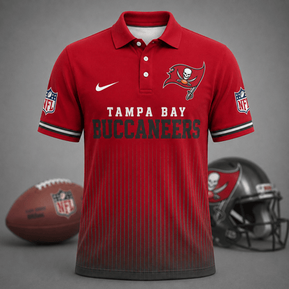 FINAL SALE - NEW CUSTOMIZED NFL10 TBB TAMPA BAY BUCCANEERS T-SHIRT, POLO SHIRT, ZIP POLO SHIRT, SWEATSHIRT, HOODIE & ZIP HOODIE