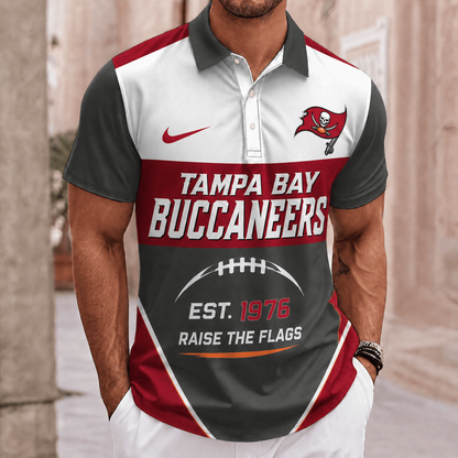 ELITE EDITION - NEW CUSTOMIZED NFL10 TBB TAMPA BAY BUCCANEERS POLO SHIRT, ZIP POLO SHIRT & T-SHIRTS