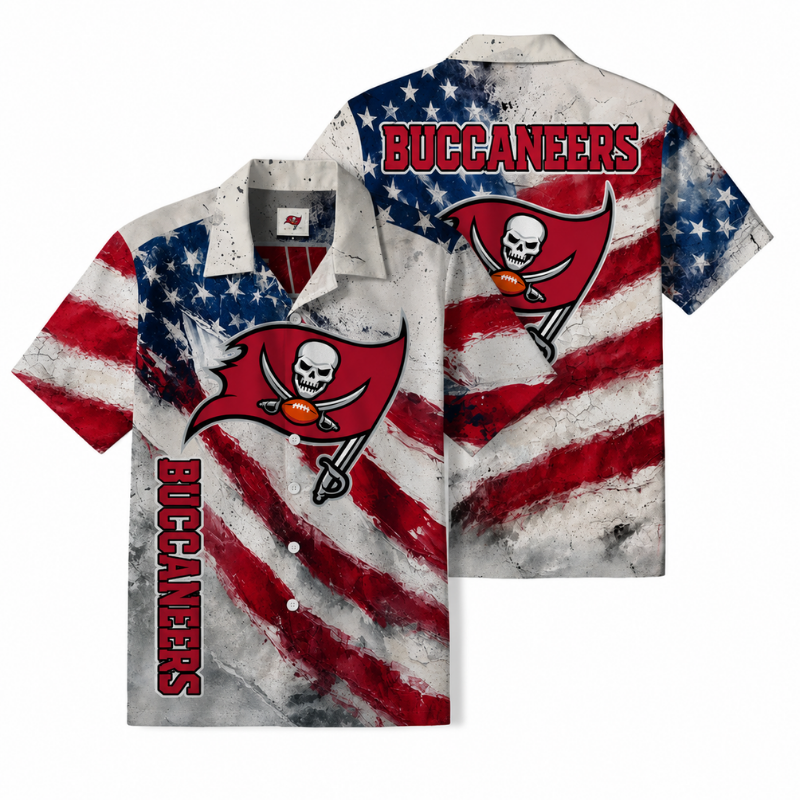[SPECIAL OFFER] NEW CUSTOMIZED NFL10 TBB TAMPA BAY BUCCANEERS UNISEX HAWAIIAN SHIRT