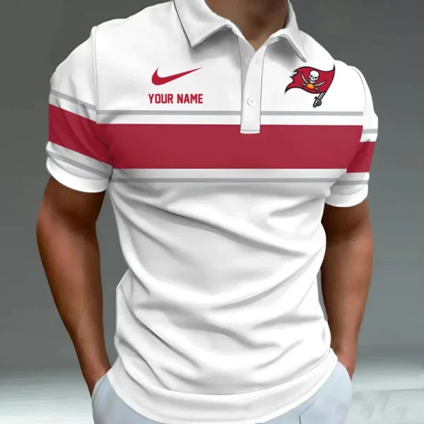 [SPECIAL OFFER] NEW CUSTOMIZED NFL10 TBB TAMPA BAY BUCCANEERS POLO SHIRT
