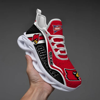 HOT DEAL - NEW CUSTOMIZED NCAA FBS10 ULC LOUISVILLE CARDINALS CLUNKY SNEAKERS