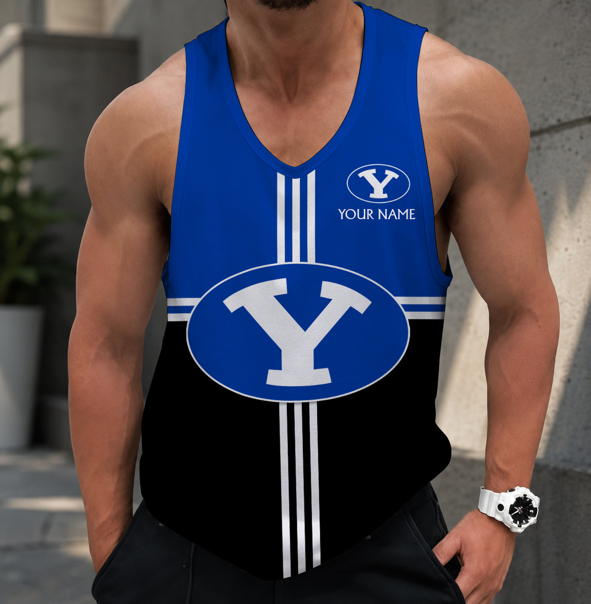 SPECIAL EDITION - NEW CUSTOMIZED NCAA FBS11 BYU BYU COUGARS UNISEX TANK TOP