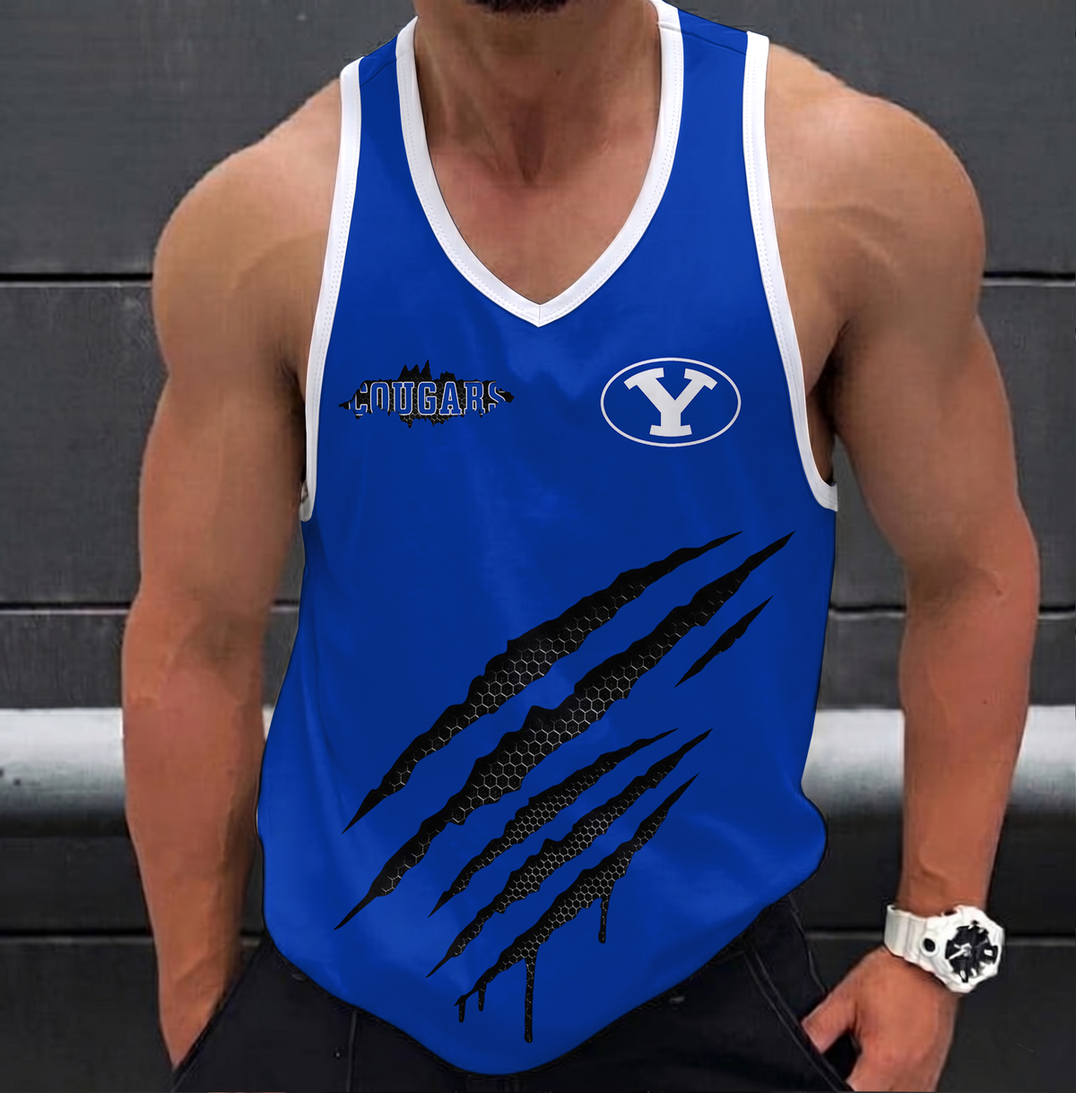 SPECIAL EDITION - NEW CUSTOMIZED NCAA FBS11 BYU BYU COUGARS UNISEX TANK TOP